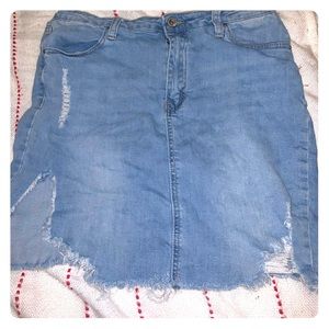 💙Denim skirt